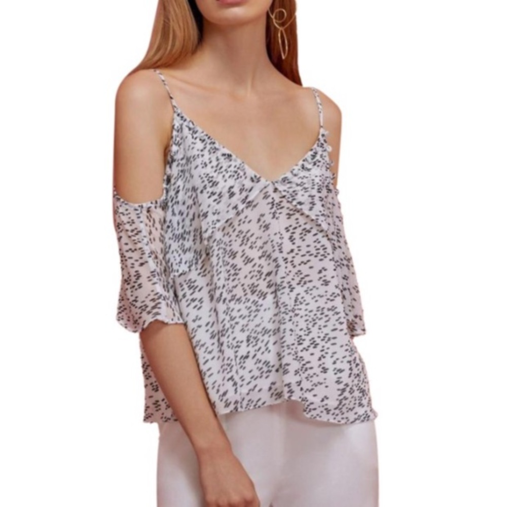 NWT KEEPSAKE White Morning Rain Blouse
